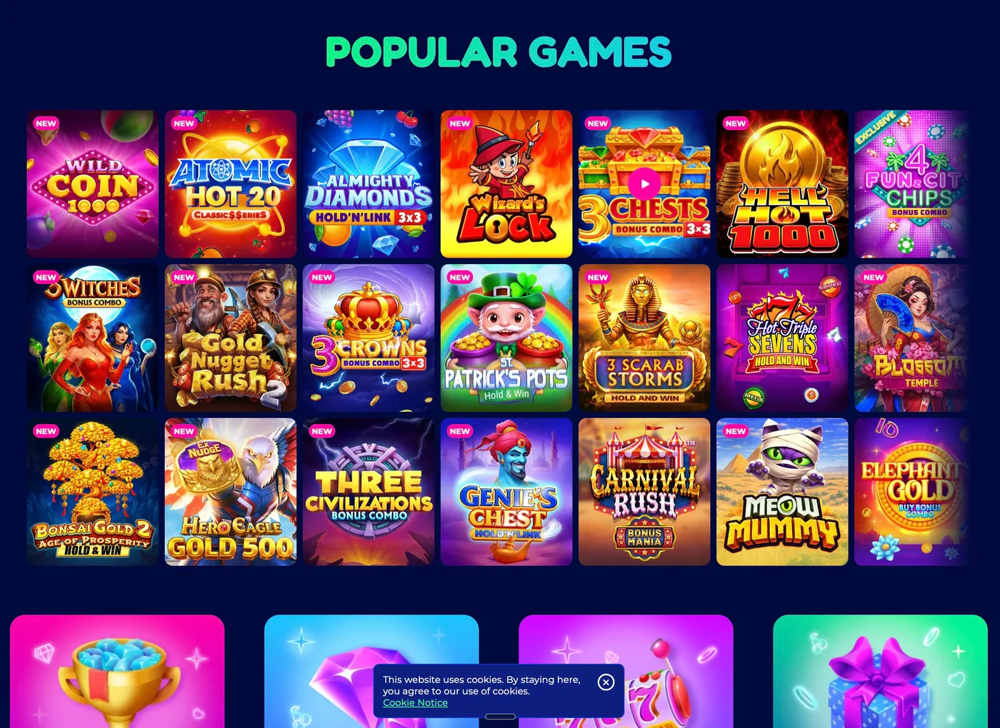 FunzCity games and features screenshot